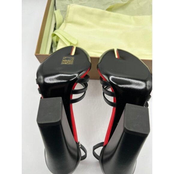 Burberry Split-toe Detail Leather Hove Thong Sandals, Brand Size 38 - Picture 12 of 13